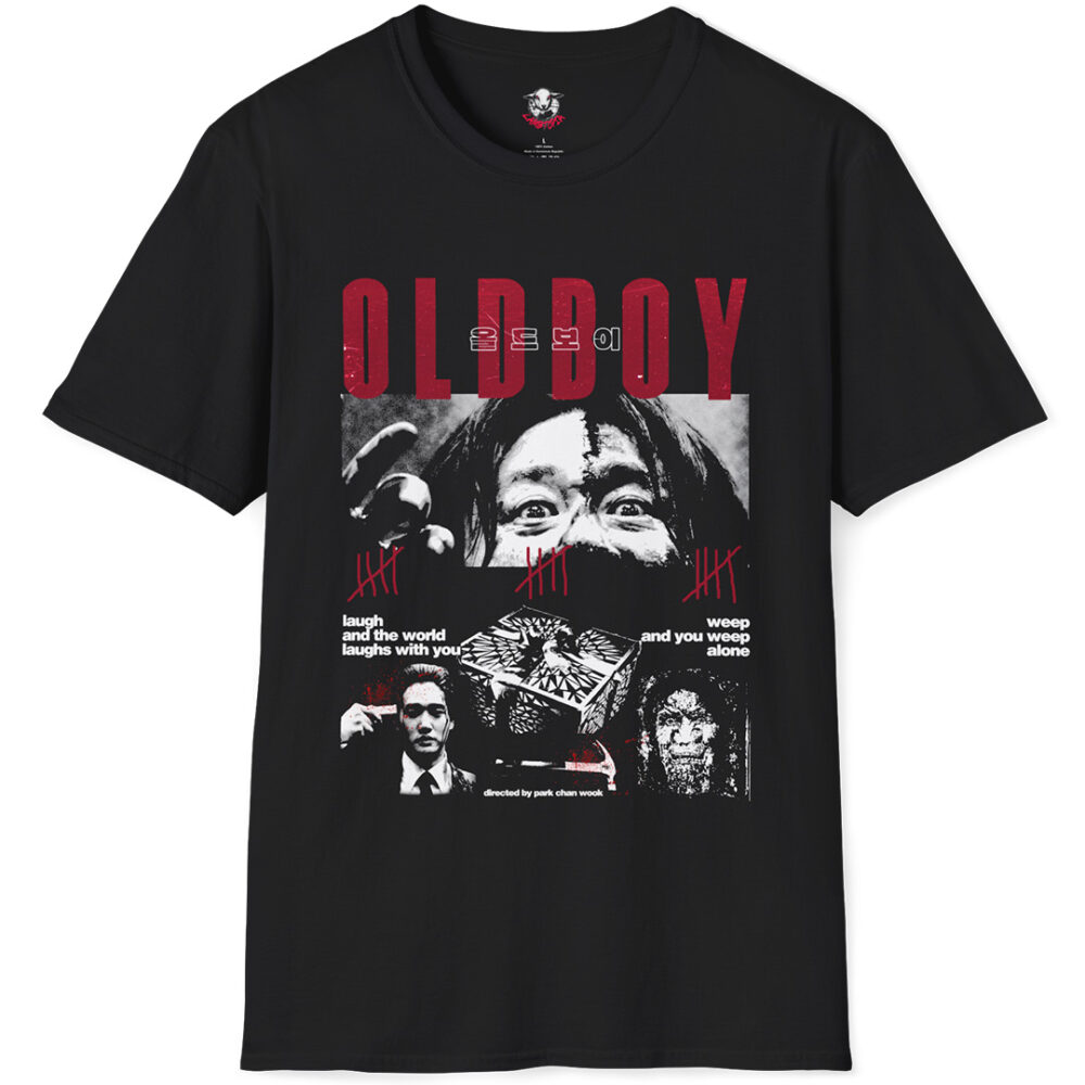 oldboy 2003 t-shirt | "laugh and weep"