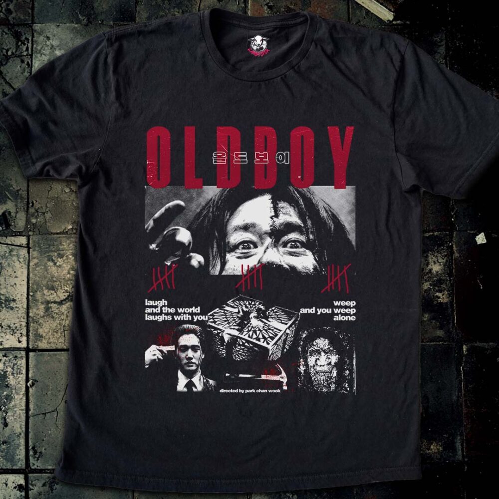 oldboy 2003 t-shirt | "laugh and weep" - Image 3