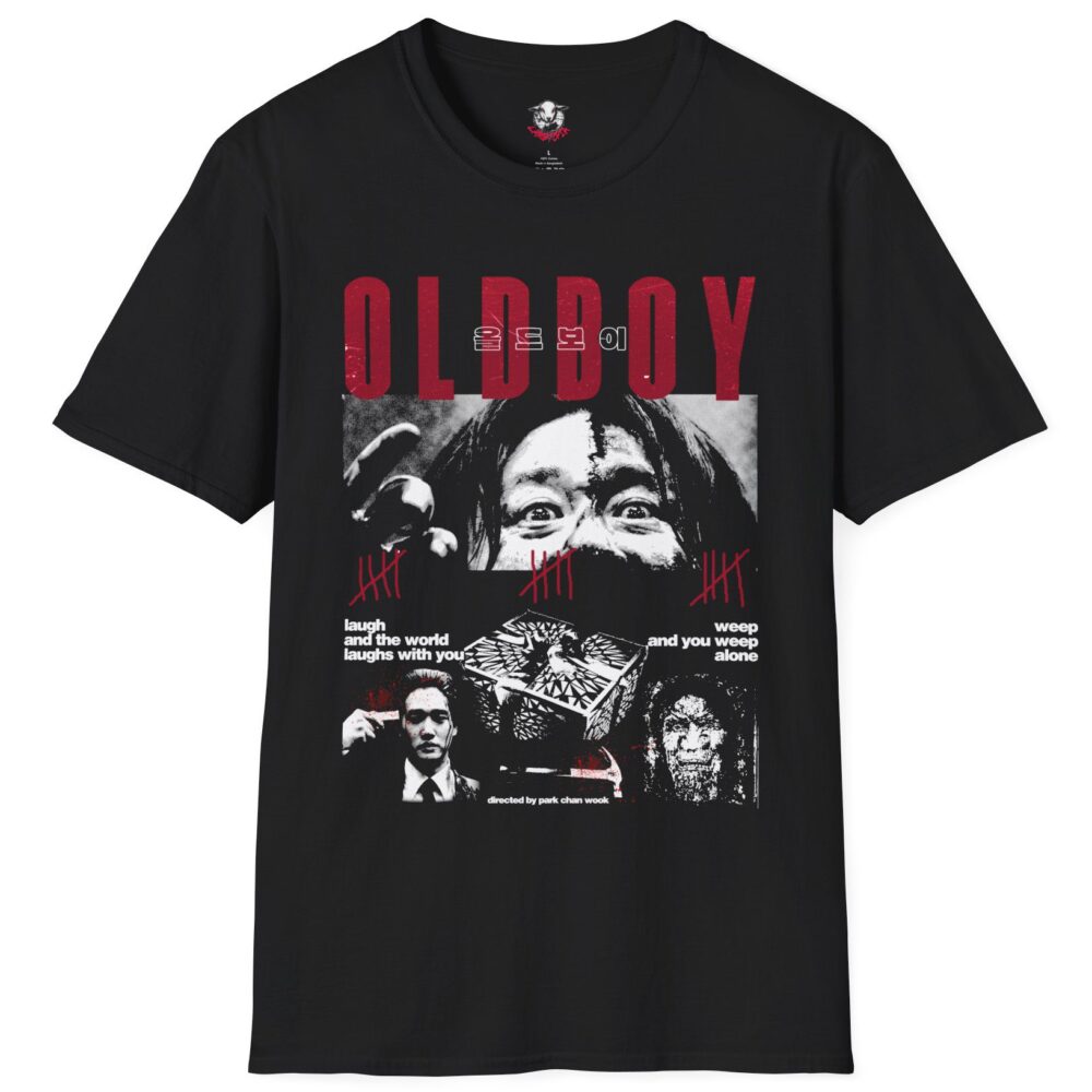 oldboy 2003 t-shirt | "laugh and weep"