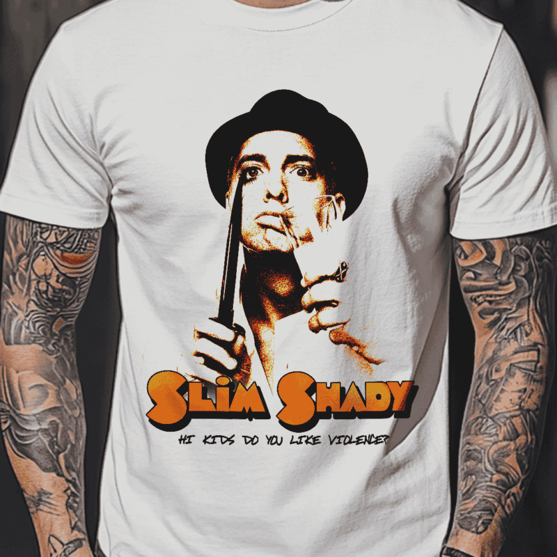 eminem t-shirt 1999 | "do you like violence?" - Image 4