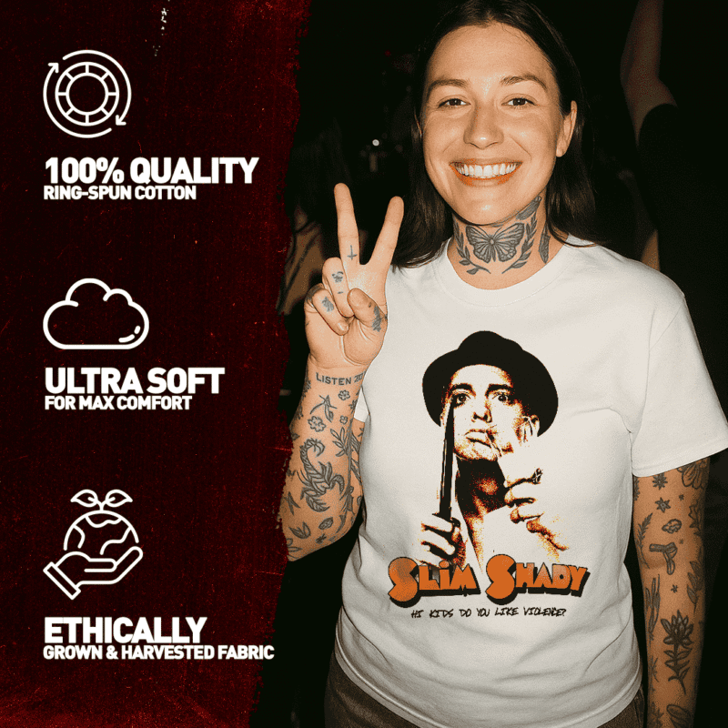 eminem t-shirt 1999 | "do you like violence?" - Image 3